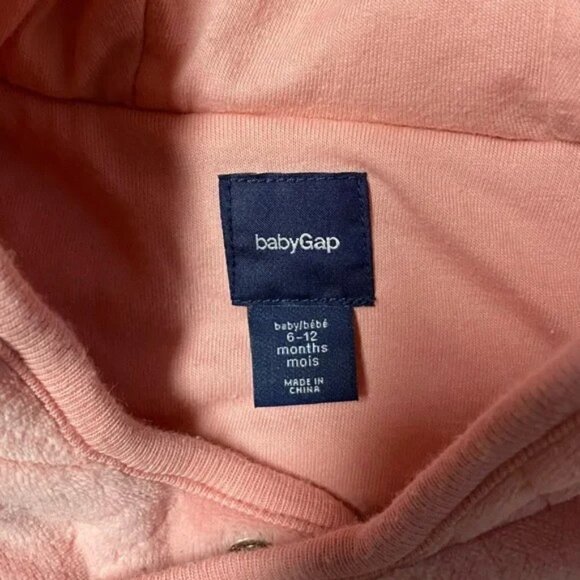 Baby Gap Quilted Hooded Snap-Up Bunting 6-12 Months - Picture 7 of 9